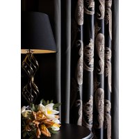 Vorhang Panel Schwarz Gold Navy Grau Vorhänge Gestreift Damast Gemustert Stoff Schlafzimmer Wohnzimmer Luxus Jacquart Drapieren von FHFABRIC