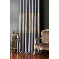 Vorhang Gemusterter Stoff Gemustert Luxus Schlafzimmer Wohnzimmer Schwarz Gold Grau Silber Creme Navy Benutzerdefinierte Größe Drapieren von FHFABRIC