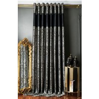Vorhang Panel Damast Gemustert Gestreift Stoff Schlafzimmer Wohnzimmer Gold Marine Schwarz Silber Benutzerdefinierte Luxusgröße Drapieren Vorhang Panel Damast Gemustert Gestreift Stoff Schlafzimmer Wohnzimmer Gold Marine Schwarz Silber Benutzerdefinierte Luxusgröße Drapieren von FHFABRIC