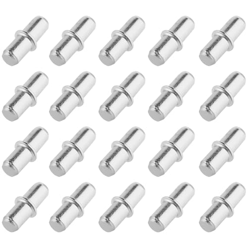 Bodenträger mit Ring 5 mm 20 Stück mit Ring für Bohrung, Einlegeboden Halter,Fachbodenträger, Bretthalter, Regalbretthalter, Bodenträger 5 mm aus massivem Stahl, vernickelt Bodenträger mit Ring 5 mm 20 Stück mit Ring für Bohrung, Einlegeboden Halter,Fachbodenträger, Bretthalter, Regalbretthalter, Bodenträger 5 mm aus massivem Stahl, vernickelt von FHISKUNYU