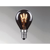 E14 Filament led Deko Leuchtmittel Birne Vintage Rauchfarben - 2 Watt, 25 Lumen von FHL EASY