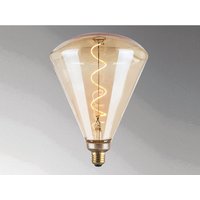 E27 Filament led Diamant Ø19cm Bernstein - 4 Watt, 220 Lumen - Deko Glühbirne von FHL EASY