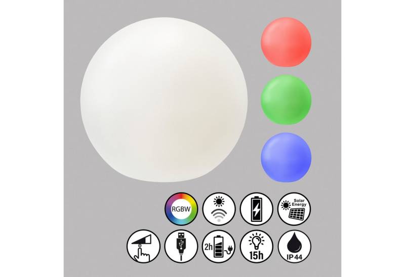 easy! BY FHL Außen-Tischleuchte Busso, LED fest integriert, LED,MobilesLicht,Akkulampe,Farbwechsel,Solar,Dämmerungssensor easy! BY FHL Außen-Tischleuchte Busso, LED fest integriert, LED,MobilesLicht,Akkulampe,Farbwechsel,Solar,Dämmerungssensor von easy! BY FHL