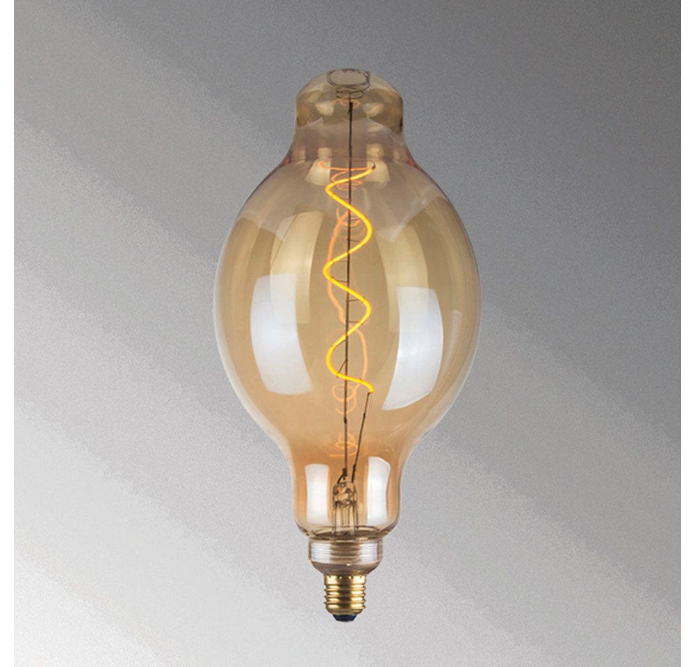 easy! BY FHL LED-Leuchtmittel, E27, 1 St., Lampe, Leuchtmittel, bernsteinfarbenes Design,E27-Fassung,warmes Licht von easy! BY FHL