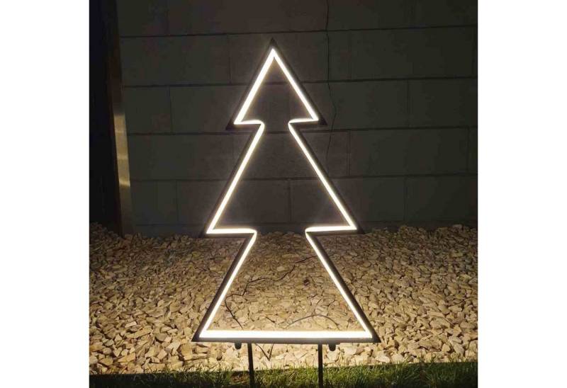 F-H-S International GmbH & Co. KG Lichterkette LED-Tanne Lichtband 240er warmweiß 44,5 x 2 x 65 cm, IP44 von F-H-S International GmbH & Co. KG