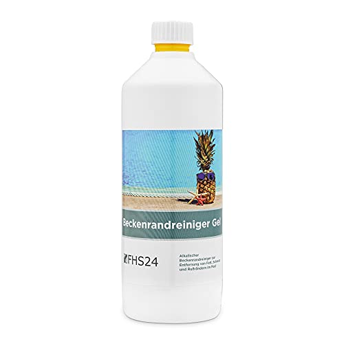 FHS24 Beckenrandreiniger Gel 1l alkalisch Poolreiniger Reinigung Pool Poolrandreiniger Randreiniger von FHS24