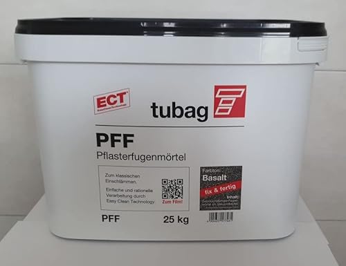 FHS24 Tubag Pflasterfugenmörtel F PFF 25 kg/Eimer Basalt TUBAG von FHS24