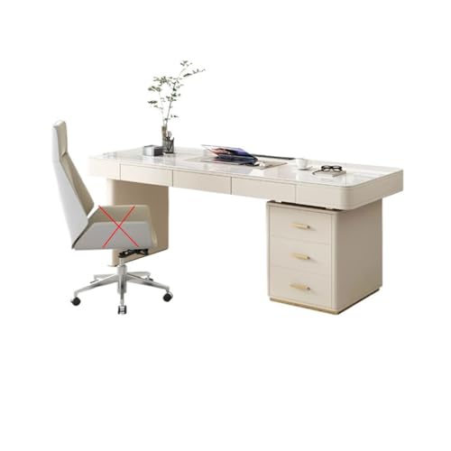 Computertisch Home-Office-Schreibtisch Leichter Luxus-Schieferschreibtisch Moderner Minimalistischer Schreibtisch Büroschreibtisch Geeignet Für Computertische Im Arbeitszimmer Zu Hause, 140 * 70 * 75 von FHSLKXIM