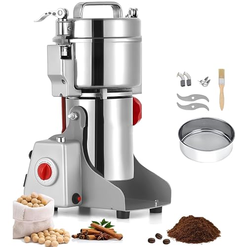 Elektrische Getreidemühle 2500G Edelstahl Getreidemühle Gewerbemühle Gewerbemühle Gewerblich Schnelle Gewürz- und Kräutermühle Maschine Sehr fein Elektrische Getreidemühle 2500G Edelstahl Getreidemühle Gewerbemühle Gewerbemühle Gewerblich Schnelle Gewürz- und Kräutermühle Maschine Sehr fein von FHSLKXIM
