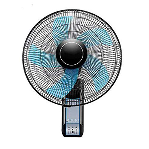 FHSLKXIM 16 Zoll Wandventilator Mit Fernbedienung, 3 Geschwindigkeits- Und 3 Windmodi, 7,5-Stunden-Timer Und Leisem Betrieb, Geeignet Für Den Einsatz Im Home-Office von FHSLKXIM