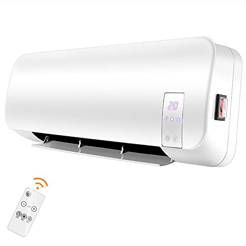 FHSLKXIM Badezimmerheizung Für Zuhause, Elektrischer Vorhang-Lufterhitzer Für Luftschleier Mit PTC-Element, Fernbedienung Und Timer, Badezimmer-Lüfterheizungen von FHSLKXIM