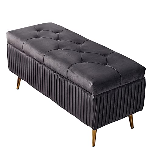 FHSLKXIM Ottomane Fußhocker Sofahocker Rechteckige Aufbewahrungsbox Weiches Flanell Modernes Design Fußpolster Mehrere Farben Verfügbar Ottomane,Dunkelgrau,60Cm/23.6In FHSLKXIM Ottomane Fußhocker Sofahocker Rechteckige Aufbewahrungsbox Weiches Flanell Modernes Design Fußpolster Mehrere Farben Verfügbar Ottomane,Dunkelgrau,60Cm/23.6In von FHSLKXIM