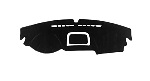 Dash Mat Teppich Auto-Armaturenbrett-Abdeckung Vermeiden Sie Lichtmatte Sonnenschutz-Teppich-Kasten Für VW Für Tiguan Für MK1 Für MK2 2009-2022 Armaturenbrett Matte(LHD 09-15 Black) von FHSUF