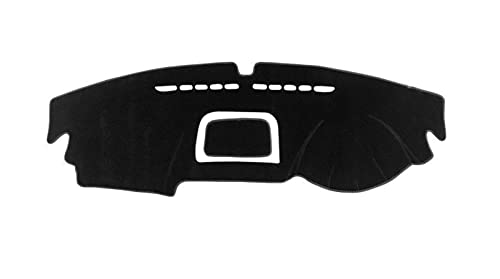 Dash Mat Teppich Auto-Armaturenbrett-Abdeckung Vermeiden Sie Lichtmatte Sonnenschutz-Teppich-Kasten Für VW Für Tiguan Für MK1 Für MK2 2009-2022 Armaturenbrett Matte(RHD 09-15 Black) von FHSUF