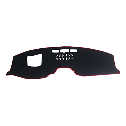 Dash Mat Teppich Auto-Armaturenbrett-Abdeckungen Matte Vermeiden Licht Pad Sonnenschutz Teppiche Schutz Für Mazda Für CX-5 CX5 CX 5 Für KF 2017-2020 Armaturenbrett Matte(Linkslenker, rote Seite) von FHSUF