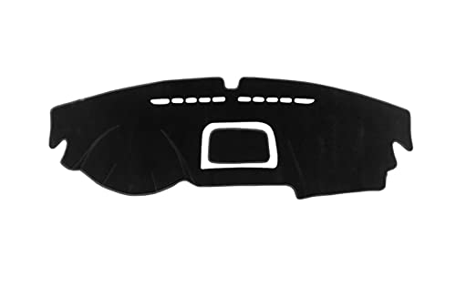 Dash Mat Teppich Auto Armaturenbrett Sonnenschutzmatte Abdeckung Anti-Rutsch-Pad Für VW Für Tiguan Für MK1 2009 2010 2011 2012 2013 2014 2015 Armaturenbrett Matte(LHD Black) von FHSUF