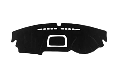 Dash Mat Teppich Auto Armaturenbrett Sonnenschutzmatte Abdeckung Anti-Rutsch-Pad Für VW Für Tiguan Für MK1 2009 2010 2011 2012 2013 2014 2015 Armaturenbrett Matte(RHD Black) von FHSUF