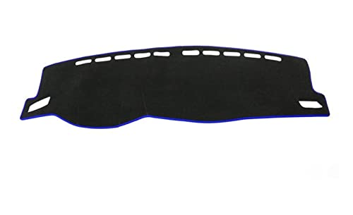 Dash Mat Teppich Auto-Armaturenbrett Vermeiden Sie Lichtpolster Instrumentenplattform Schreibtischabdeckung Für VW Für T-ROC Für T-ROC Für A11 2017-2020 Armaturenbrett Matte(Linkslenker, Blaue Seite) von FHSUF