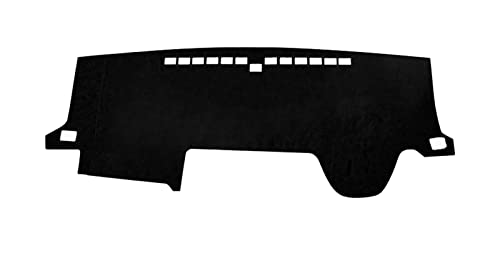 Dash Mat Teppich Auto Für Toyota Für Hiace Für H300 Für GranAce Für Majestät 2019-2023 Dashboard Vermeiden Licht Abdeckung Matte Teppiche Armaturenbrett Matte(Rechtslenker, Schwarze Seite) von FHSUF