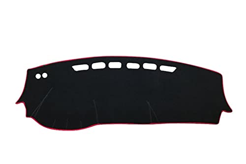 Dash Mat Teppich Für Nissan Für Kicks Für P15 2016-2020 Auto-Armaturenbrett-Abdeckungsmatte Vermeiden Sie Lichtpolster Instrumententafel Armaturenbrett Matte(Linkslenker, rote Seite) von FHSUF