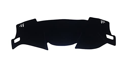 Dash Mat Teppich Für Nissan Für Qashqai Für J11 2014-2020 Auto Dashboard Abdeckung Vermeiden Licht Pad Instrument Panel Matte Fall Teppiche Armaturenbrett Matte(Rechtslenker, Schwarze Seite) von FHSUF