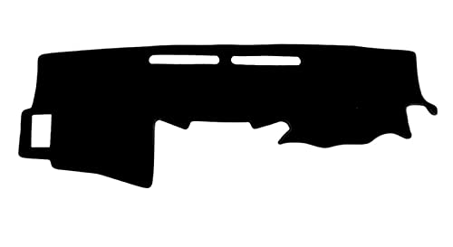 Dash Mat Teppich Für Toyota Für Hilux Für Fortuner Für SW4 2005-2012 Dashboard Abdeckung Matte Pad Dashmat Sonnenschirm Kissen Teppich Schutz Armaturenbrett Matte(Rechtslenker, Schwarze Seite) von FHSUF
