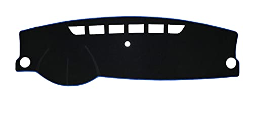Dash Mat Teppich Für VW Für Jetta Für A6 Für MK6 Für 5C6 2011-2018 Auto-Armaturenbrett-Abdeckungsmatte Vermeiden Sie Lichtpolster Anti-UV Armaturenbrett Matte(Linkslenker, Blaue Seite) von FHSUF