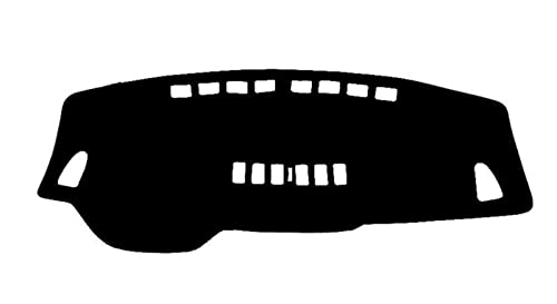 FHSUF Dash Mat Teppich Für Nissan Für Tiida Für Latio Für Versa Für Trazo 2004-2011 Dashboard Abdeckung Matte Dash Sonnenschirm Teppich Armaturenbrett Matte(Schwarz,LHD) von FHSUF