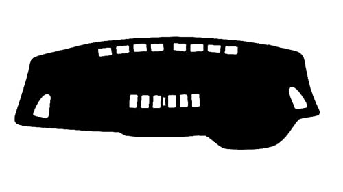 FHSUF Dash Mat Teppich Für Nissan Für Tiida Für Latio Für Versa Für Trazo 2004-2011 Dashboard Abdeckung Matte Dash Sonnenschirm Teppich Armaturenbrett Matte(Schwarz,RHD) von FHSUF