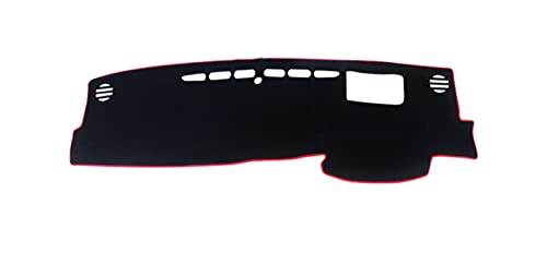 FHSUF Dash Mat Teppich Für Toyota Für Camry 70 Für XV70 2018-2023 Hybrid Auto Dashboard Sonnenschutz Abdeckung Matte Instrument Schreibtisch Pad Armaturenbrett Matte(A Red Side RHD) von FHSUF