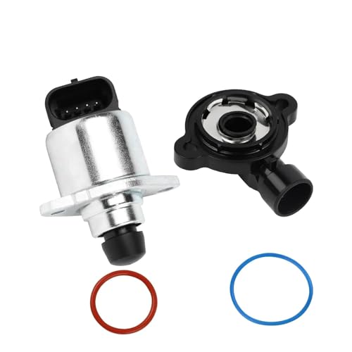 FHSUFG Drosselklappenstellung Drosselklappensensor Und Leerlaufluftregelventil-Set Für Chevy 17113209 3843751 803149 8171132090 17076283 Fahrpedalsensor von FHSUFG