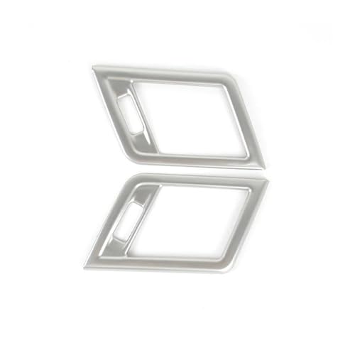 FHSUFG Für Mercedes Für Benz E Klasse Coupe W207 C207 2009-13 Auto Armaturenbrett Klimaanlage Entlüftungsrahmen Verkleidung Innenaufkleber Innen Zubehör(Dashboard Silver) von FHSUFG