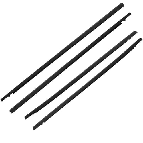 FHSUFG Kantenschutz 4PCS Auto Fenster Dichtungs Fenster Glas Dichtung Moulding Trim Für Civic 2006-2019 Gummi Streifen Auto Kantenschutz(Black 2016-2019) von FHSUFG
