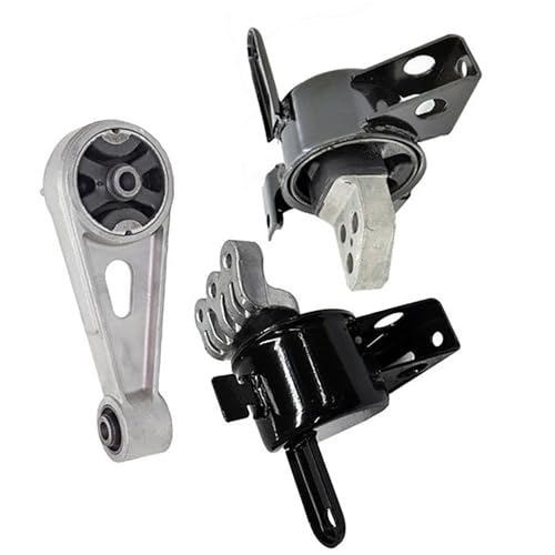 Getriebelager Motorhalter 3-teiliges Motor- Und Getriebehalterungsset 95969583, 95367310, 95136669 Passend Für Chevy Für Spark, Classic 1.2l Schaltgetriebeersatz von FHSUFG