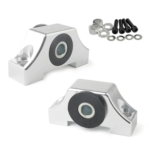 Getriebelager Motorhalter Für Civic EG EK Jdm B16 B18 B20 D16 D15 EP-M11 Motor Billet Motor Drehmoment Mount Kit(Silber) von FHSUFG
