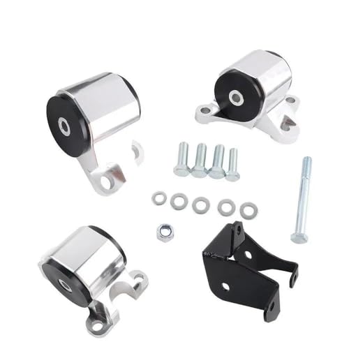 Getriebelager Motorhalter Silberne Swap-Motorhalterungen Für Civic Ek 1996–2000 B16 B18 B/D-Serie von FHSUFG
