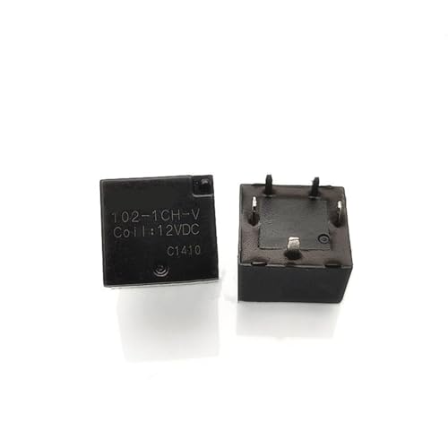 Automobil-Relais 102-1CH-V 102-1CH-S 102-1CH-C 12VDC 24VDC 102-1CH-V-12VDC 102-1CH-V-24VDC 5PIN 5 Stücke(102-1CH-S-12VDC) von FHVAEYCJ