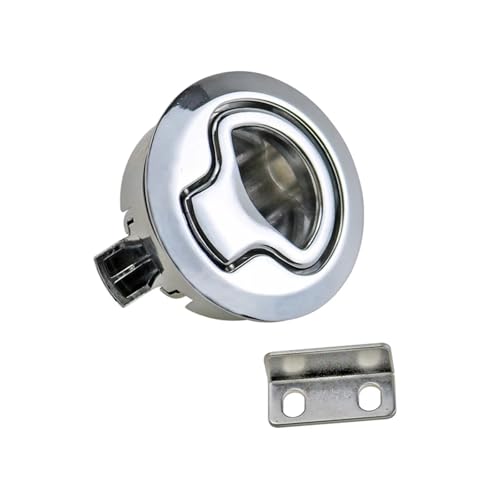 Zinklegierung Embedded Button Lock Rv Industrielle elektrische Ausrüstung Mechanisches Türschloss 1Pcs(No key) von FHVAEYCJ