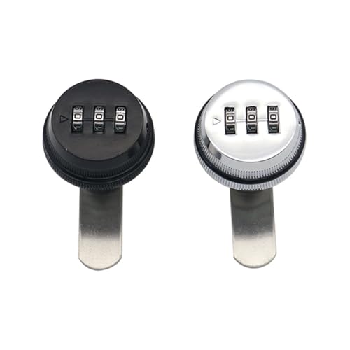 Zinklegierung Zifferblatt Passwort E-Mail Verteilerkasten Schublade Datei Automatisierung 1Pcs(Chrome plated-16mm) von FHVAEYCJ