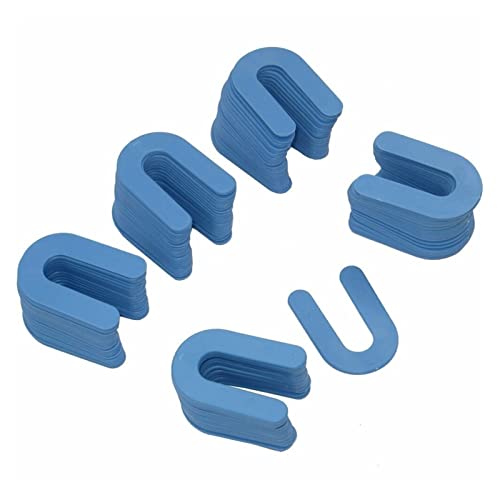 FHYTGBS 100 stücke Hufeisen-Shim-Tile-Abstandhalter zum Ausrichten von Marmor, Granit, Porzellan und großformatige Fliese (1/16 Zoll (1,5 mm) von FHYTGBS
