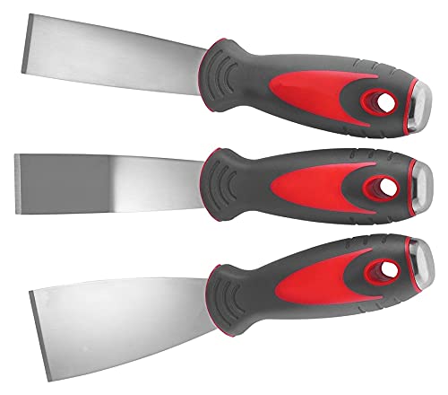 FHYTGBS Schabermesser-Werkzeug Tapetenschaber-Werkzeug-Edelstahl-Schaber-Set (3 Stück) von FHYTGBS