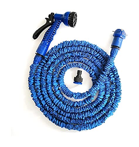 Hat Funktion von 3-mal automatischer Expansion Gartenschlauch ausdehnbar Gartenschlauchrohr mit 7 Funktionen flexibel wachsender magischer Schlauch mit Modus Spray Watering Gun Trinkwasser Safe (25ft- von FHYTGBS