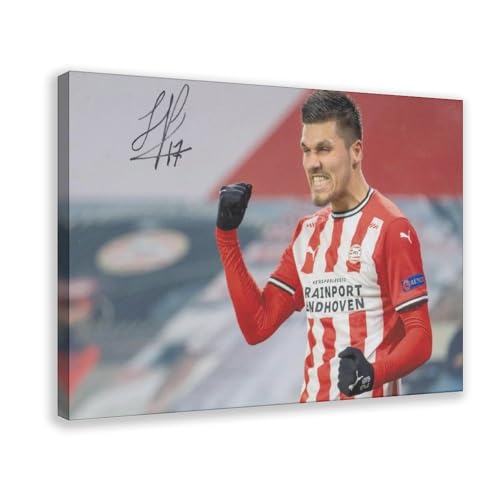 FHYTKC Fußball – Joel Piroe – Handsigniertes Leinwandposter, Wandkunst, Dekordruck, Bild Gemälde für Wohnzimmer, Schlafzimmer, Dekoration, 40 x 60 cm FHYTKC Fußball – Joel Piroe – Handsigniertes Leinwandposter, Wandkunst, Dekordruck, Bild Gemälde für Wohnzimmer, Schlafzimmer, Dekoration, 40 x 60 cm von FHYTKC