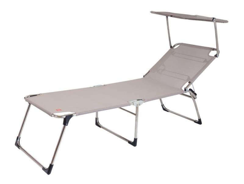 AMIGO FOURTY SUN Taupe Sonnenliege mit Dach von FIAM
