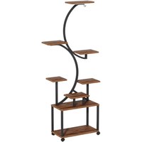 8-stufiger Pflanzenständer mit 3 Pflanzenlampen, 50 × 26 × 155 cm, geeignet für Wohnzimmer, Balkon, Garten und Büro. 8-stufiger Pflanzenständer mit 3 Pflanzenlampen, 50 × 26 × 155 cm, geeignet für Wohnzimmer, Balkon, Garten und Büro. von FIANAO
