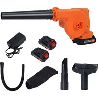 Elektrischer Laubsauger, 600 W, 2 Akkus und 1 Ladegerät, 5 verschiedene Laubbläser, 45 x 15 cm, orange. Elektrischer Laubsauger, 600 W, 2 Akkus und 1 Ladegerät, 5 verschiedene Laubbläser, 45 x 15 cm, orange. von FIANAO