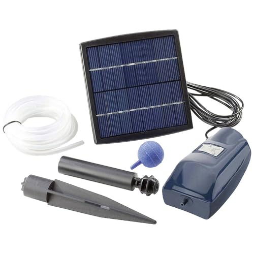 FIAP AIR ACTIVE Solar SET 150 - Teichbelüfter - Solar - Sauerstoffversorgung - Luftpumpe - Gartenteich - Koiteich - 150 l/h Luftleistung - Teichbelüftung von FIAP