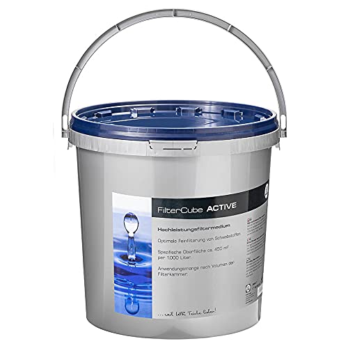 FIAP FilterCube ACTIVE 10.000 ml - Filterwürfel - Biowürfel - PPI 20 ca. 10 Liter Schüttware - Filtermaterial - Teichfilter - Teich - Gartenteich - Schwimmteich - Koiteich von FIAP