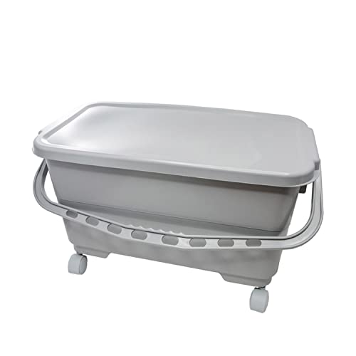 FIAP proficare RollBucket - hochwertiger Rolleimer inklusive Deckel - Kunststoff - verschließbar - Allzweck nutzbar - Reinigung - Fischzucht - Teichwirtschaft FIAP proficare RollBucket - hochwertiger Rolleimer inklusive Deckel - Kunststoff - verschließbar - Allzweck nutzbar - Reinigung - Fischzucht - Teichwirtschaft von FIAP
