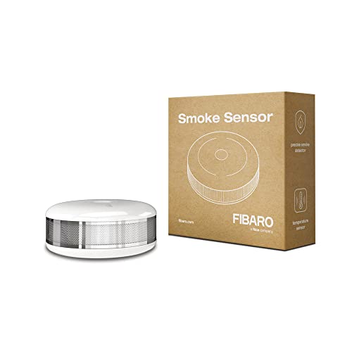 FIBARO Smoke Sensor / Z-Wave Plus Rauchsensor, Smart Home Sicherheit, FGSD-002 von FIBARO